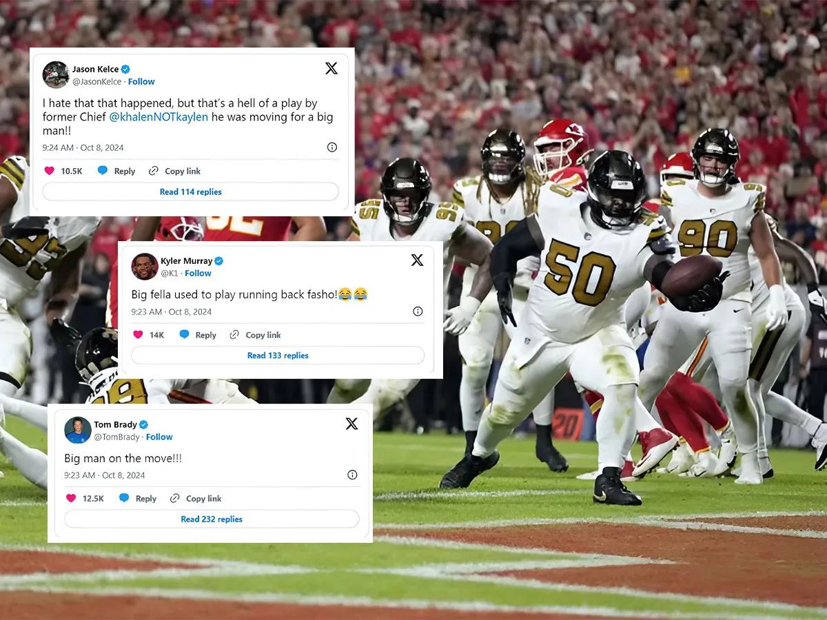 Saints defender's first career interception return causes entire NFL to collectively lose their minds