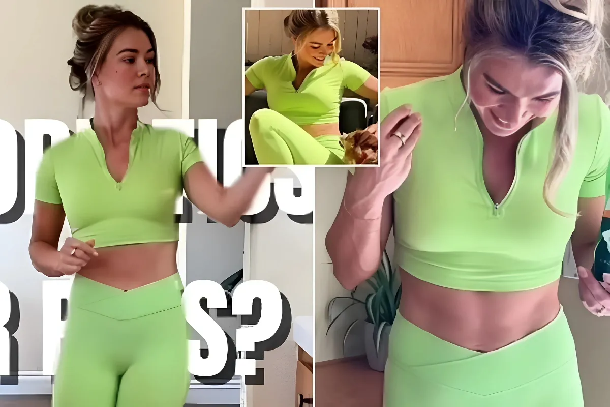 Bachelor alum Krystal Nielson shows off her incredible ABS in a crop top as she invites fans into her home