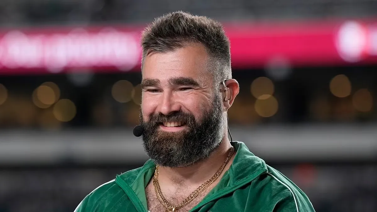 Jason Kelce reveals Chiefs surprise tailgate appearance ahead of covering brother Travis's game against Saints on ESPN