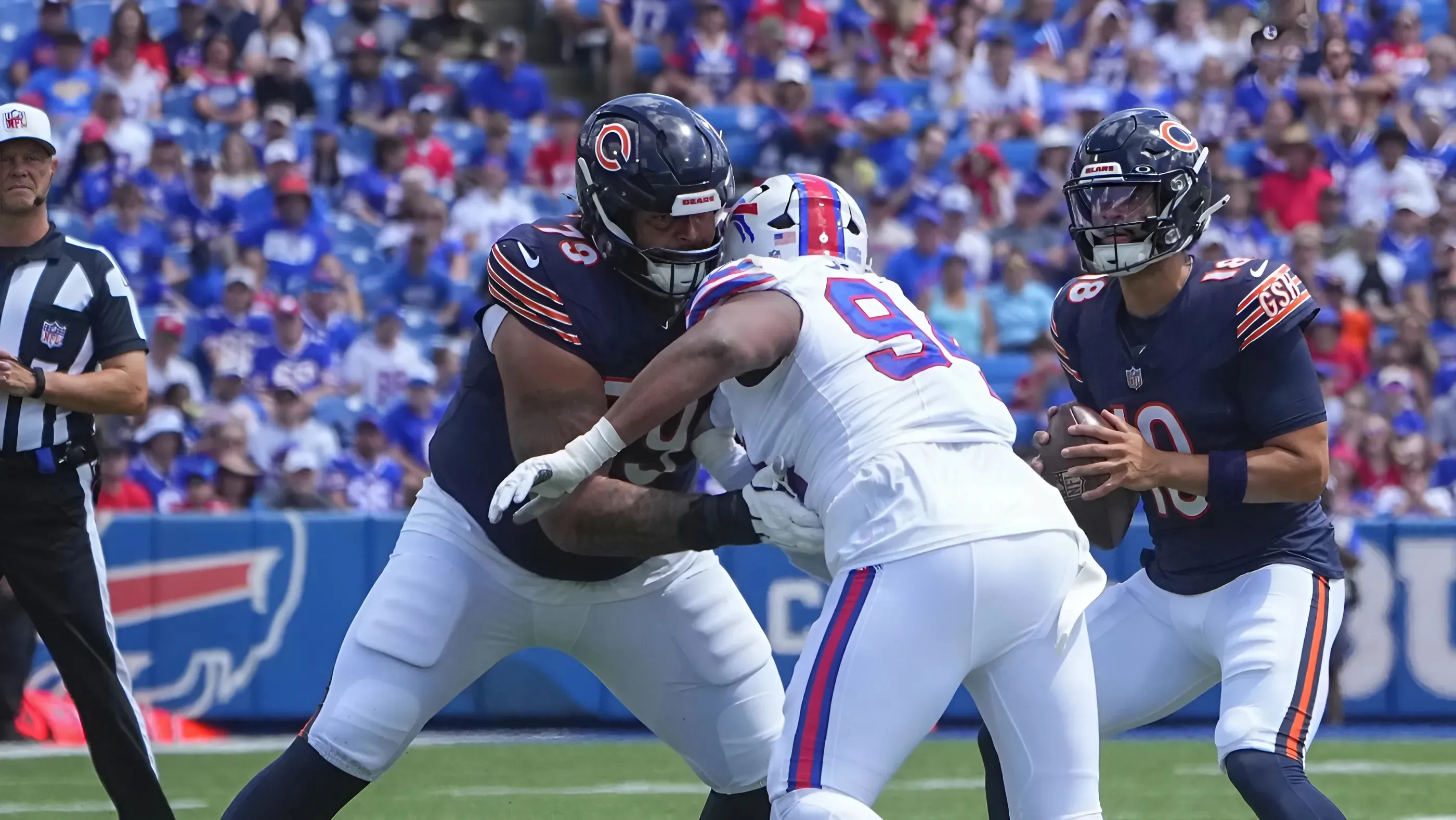 Bears Facing Decisions at Guard After Big Game by Pass Blockers