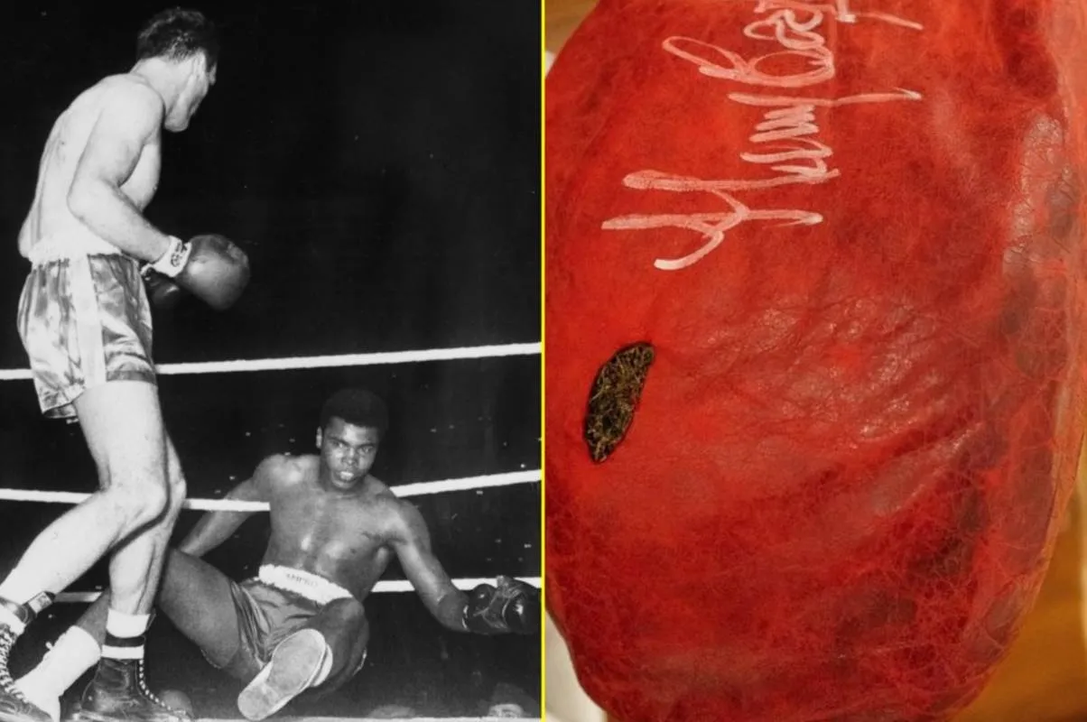 Infamous ‘controversial’ glove from Muhammad Ali fight could sell for eye-watering £6 million