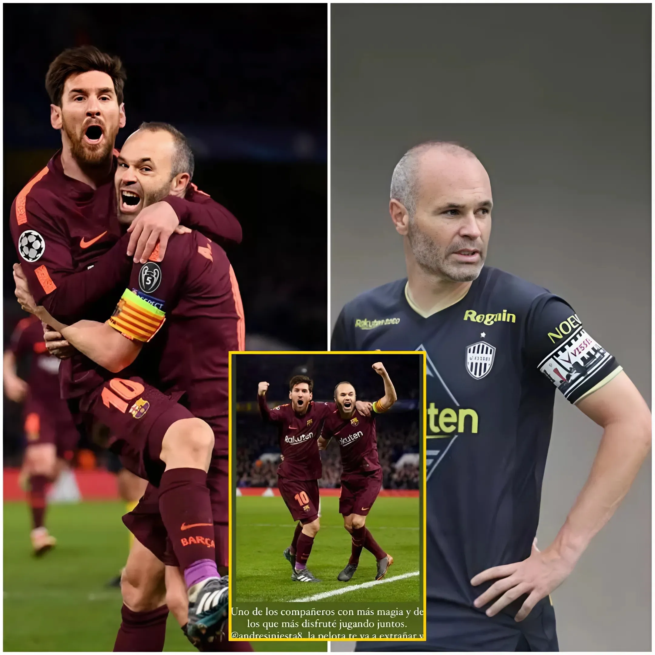 Lionel Messi envía un emotivo homenaje por la retirada de Andrés Iniesta: 'Eres un fenómeno'