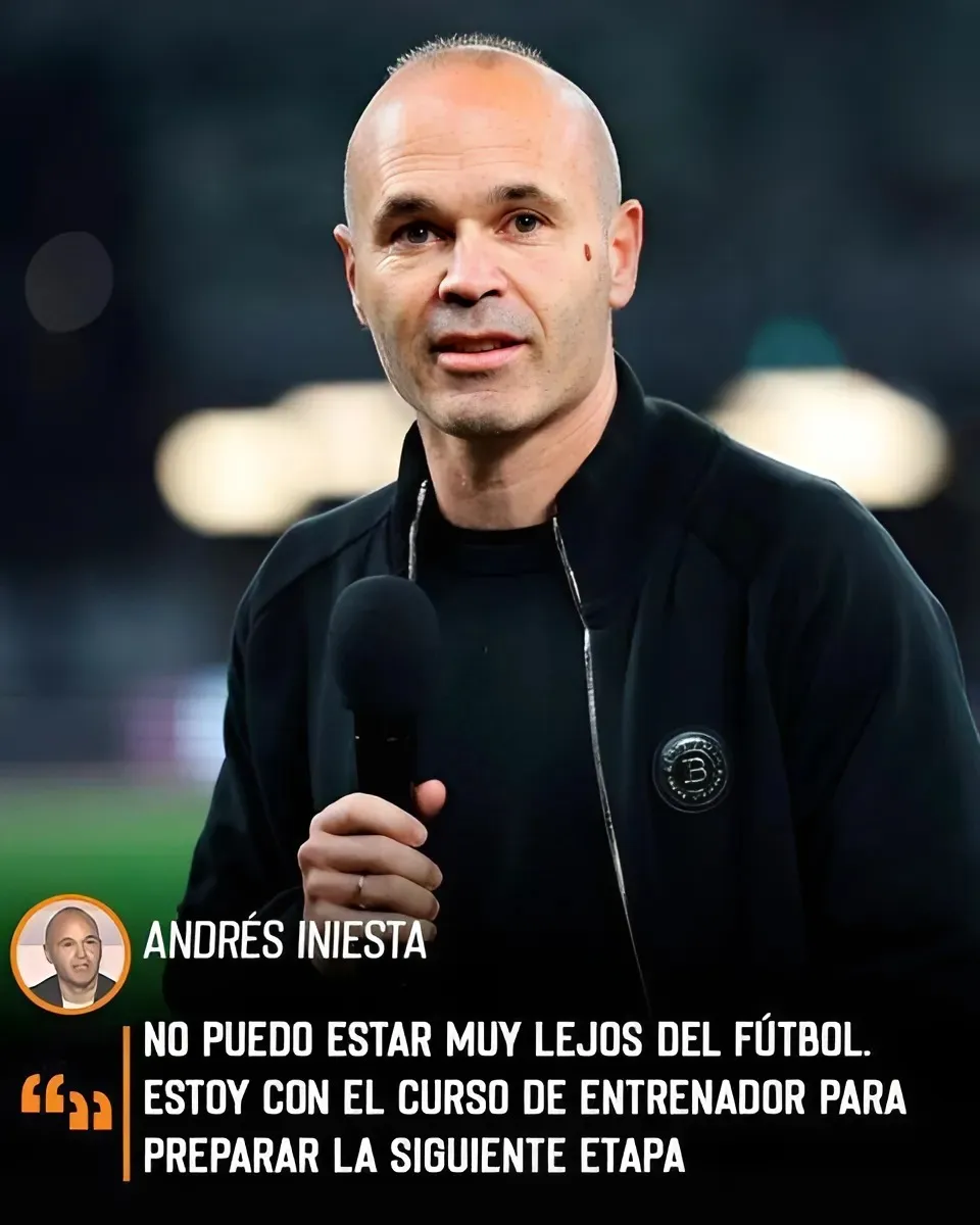 Emotiva carta de Iniesta: "Iniesta se despide del campo entre lágrimas tras un viaje glorioso"