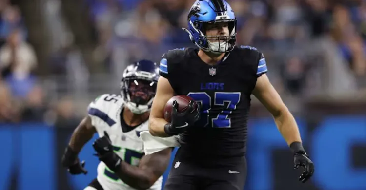 Lions tight end Sam LaPorta is an obvious buy-low target in fantasy football