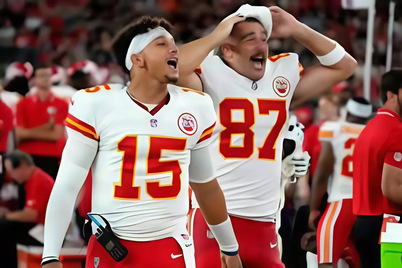 Chiefs’ Patrick Mahomes Shares Hilarious Take on Travis Kelce Lateral vs. Saints