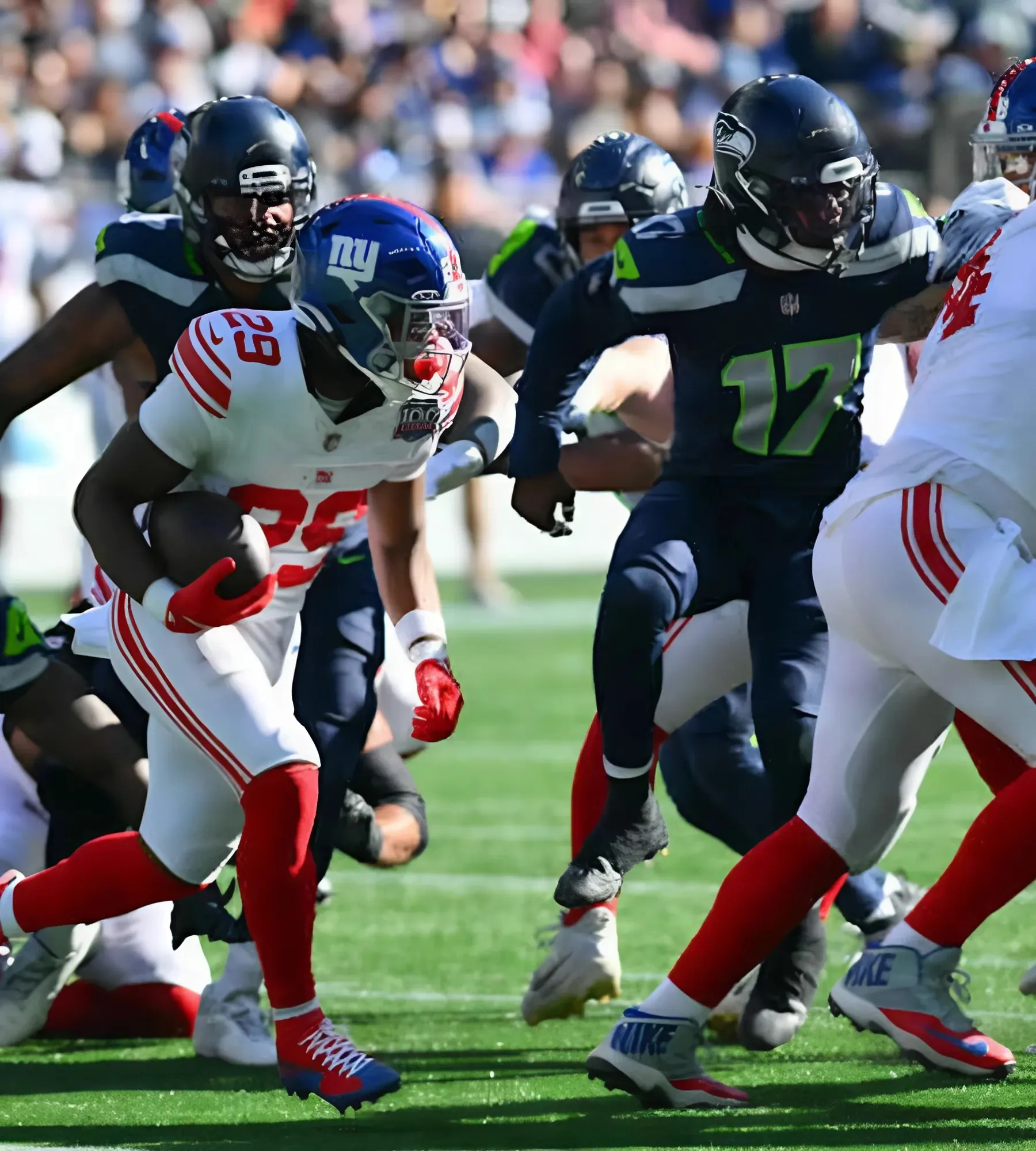 Giants RB Tyrone Tracy Nominated for Pepsi Rookie of the Week