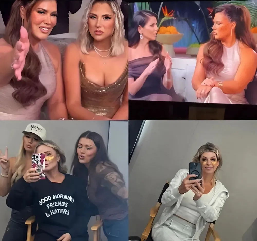 RHOC Season 18 Reunion Footage Leaked! See Pics of Heather, Emily, & Gina on Set After Glam Shares Unauthorized Clips as Alexis is Also Seen