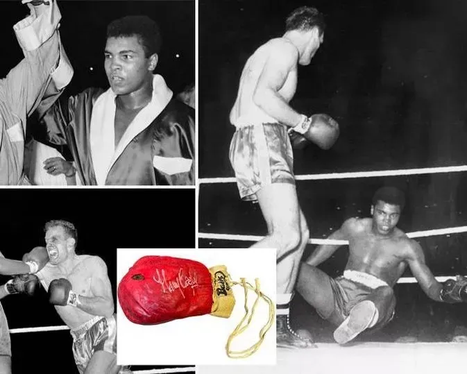 Muhammad Ali's infamous 'torn' boxing glove that helped him beat Henry Cooper set for auction