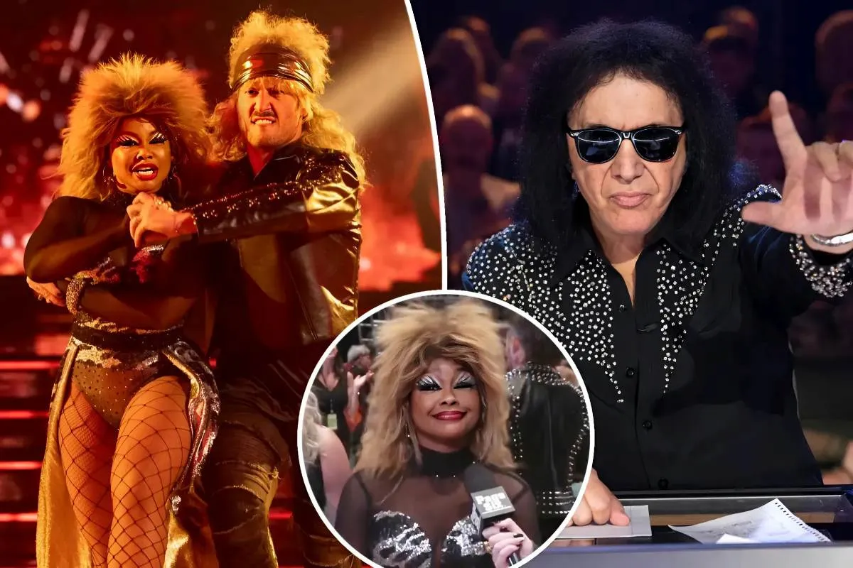 Phaedra Parks claps back at Gene Simmons for drastically low score on ‘DWTS’ Hair Metal Night tram