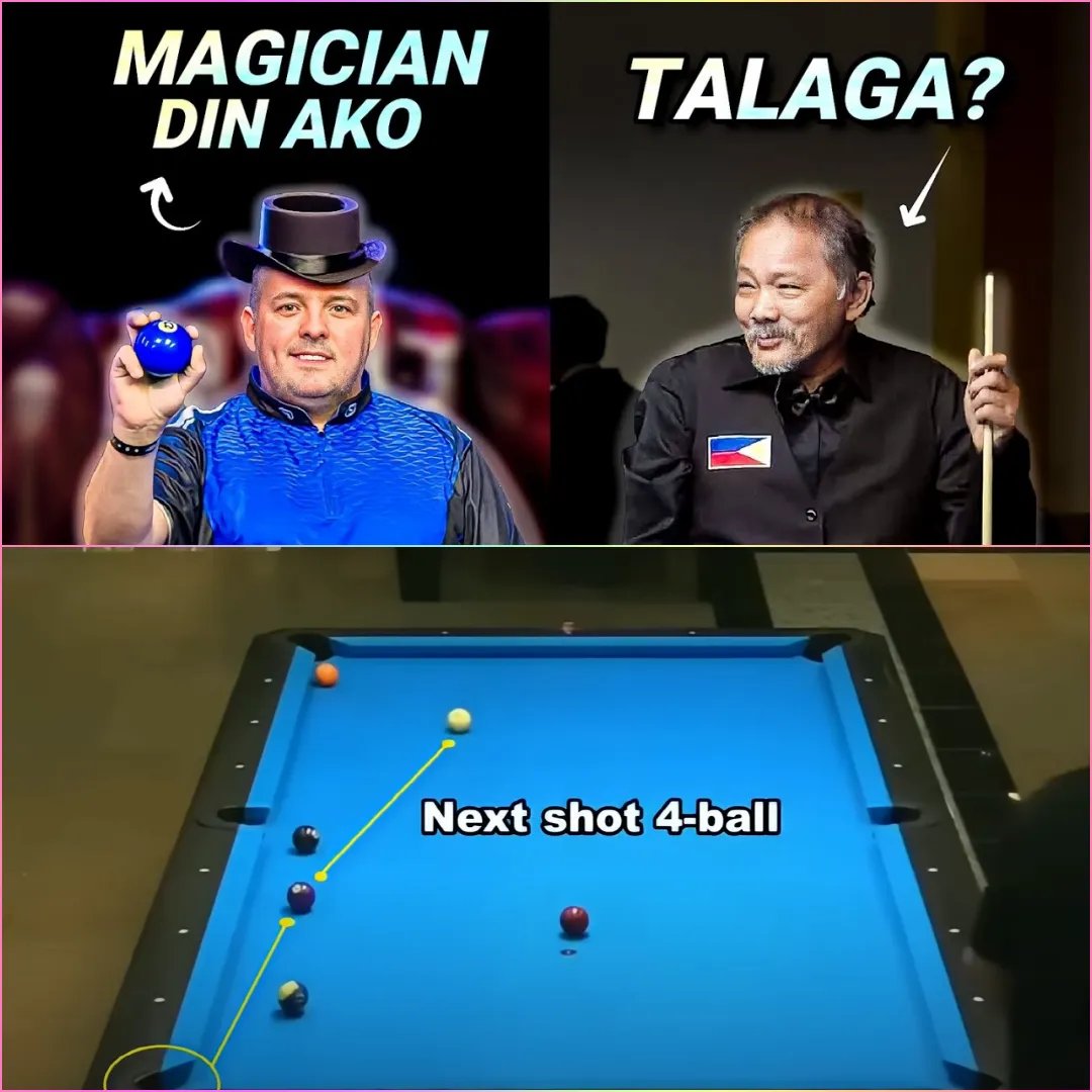 European "Wizard" Determined to Defeat Efren "Bata" Reyes, the "Wizard" of the Philippines