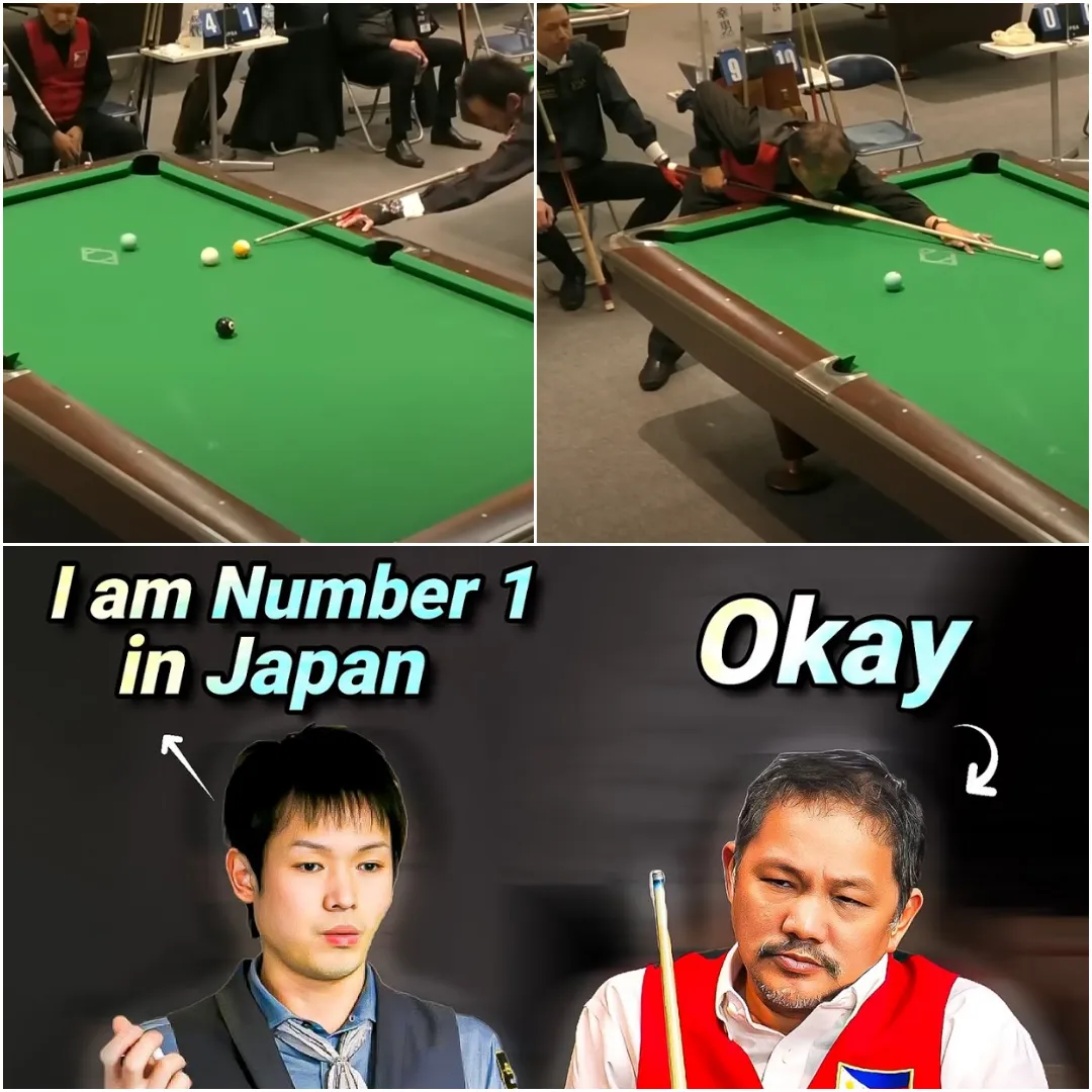 This is a lesson for the young star who thought he would beat Efren Reyes, he has to sit in the chair forever