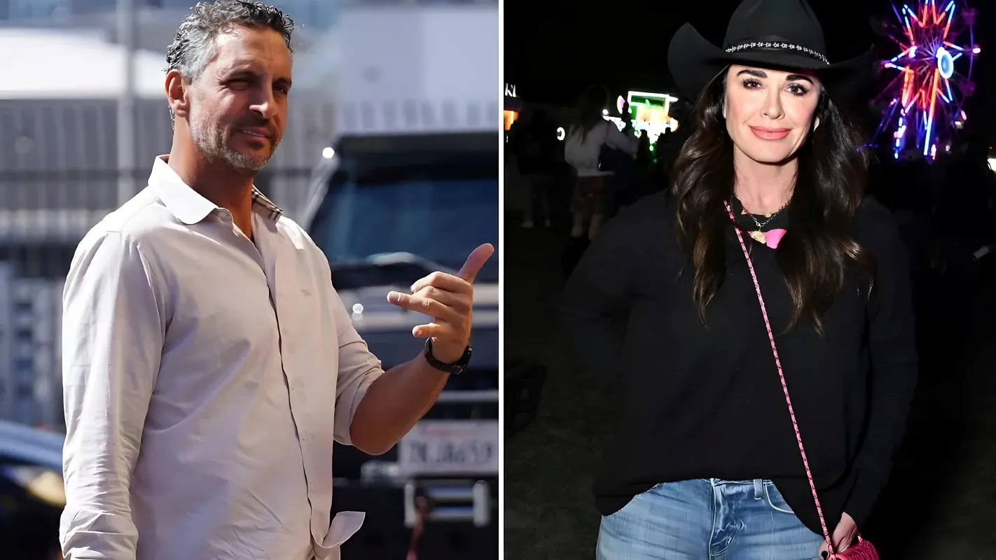 Kyle Richards and estranged husband Mauricio Umansky seen partying together at Stagecoach