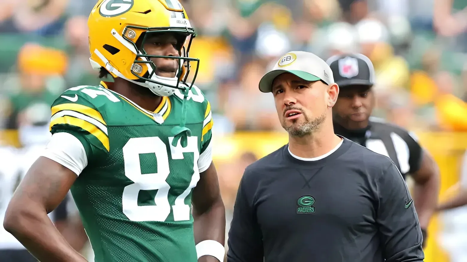 Icy Interaction Between Doubs, LaFleur at Packers Practice Turns Heads: Watch