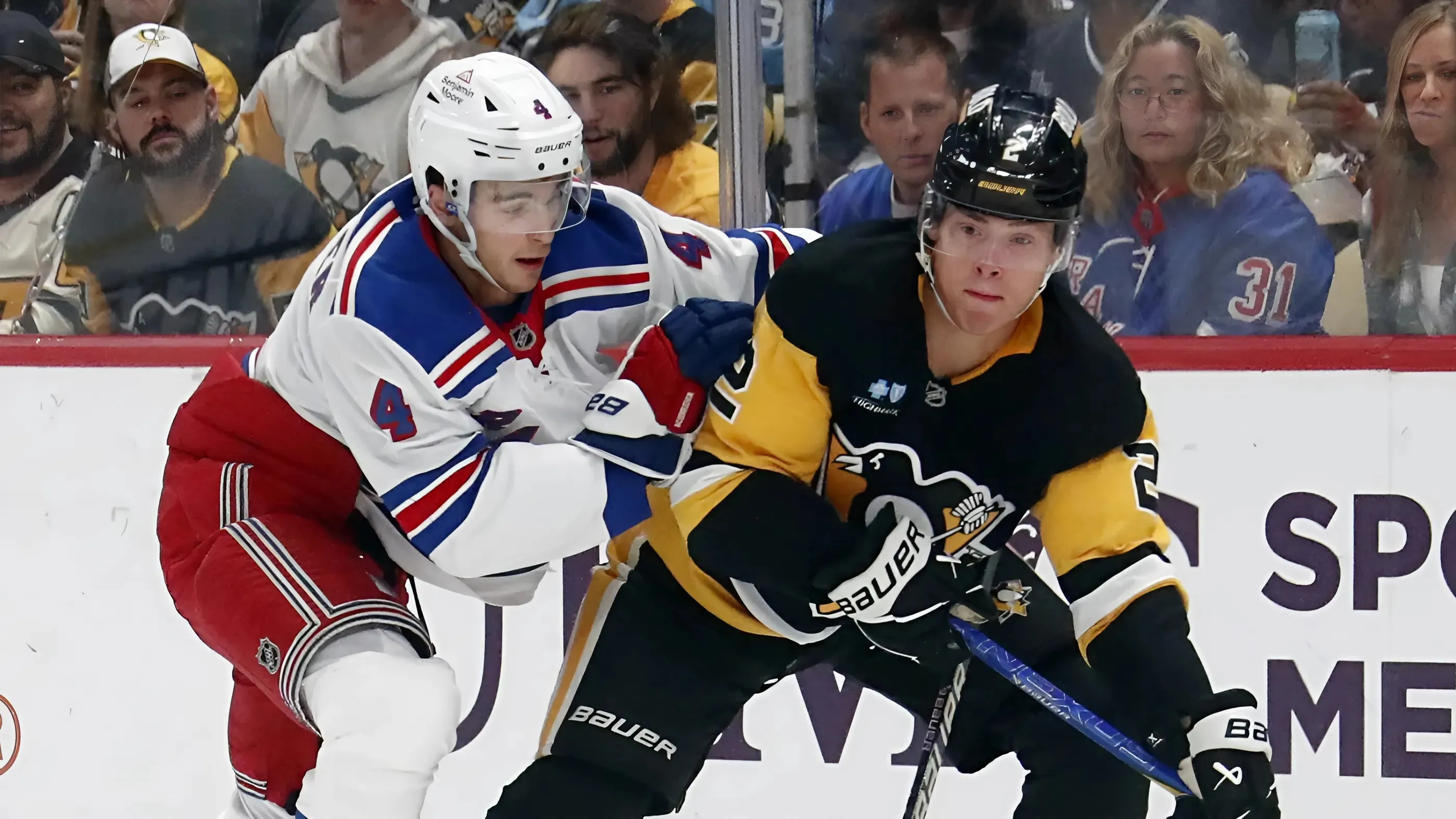 Penguins Flop in Opener, Silly Mistakes Fuel Rangers Win