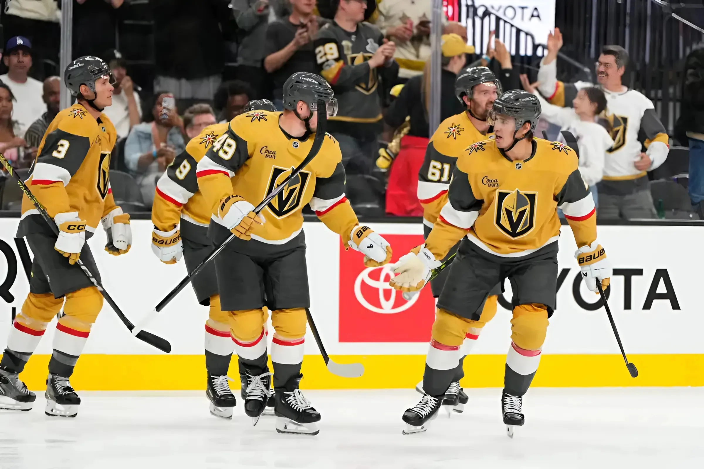 Top line fuels Golden Knights to 8-4 win against Avalanche for Vegas’ sixth straight win in opener