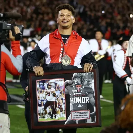 Patrick Mahomes honors his Texas tech legacy with new jersey launch