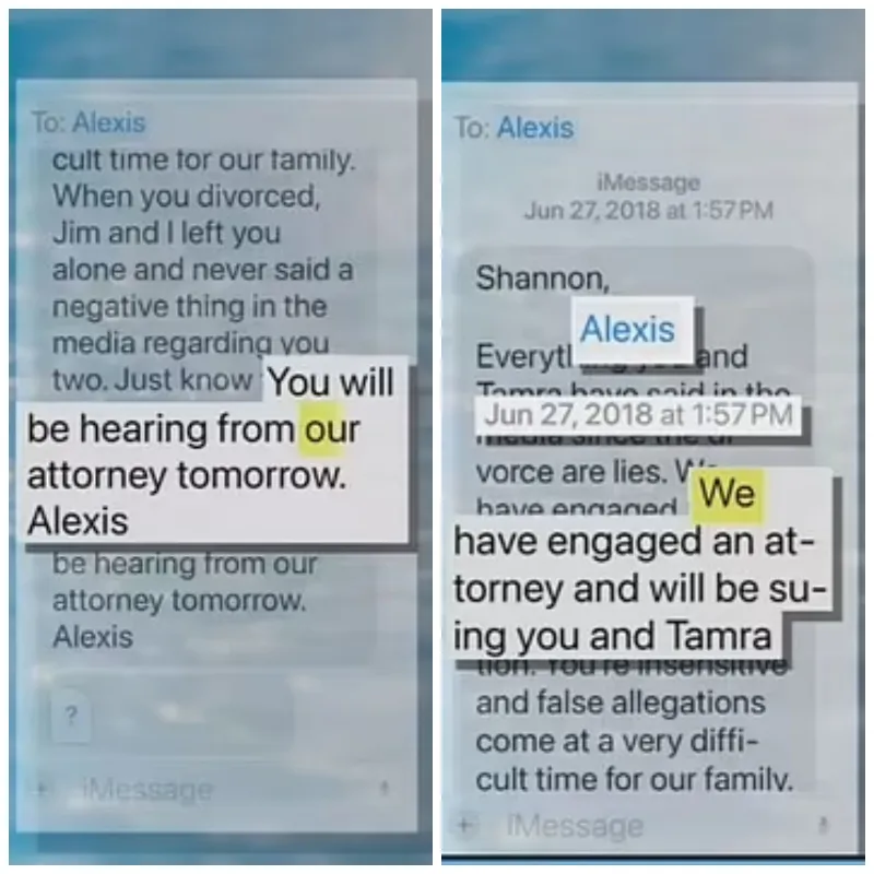 RHOC fans go wild as Shannon is 'vindicated' by bombshell text from Alexis: 'What do you say now, Jesus Jugs?'