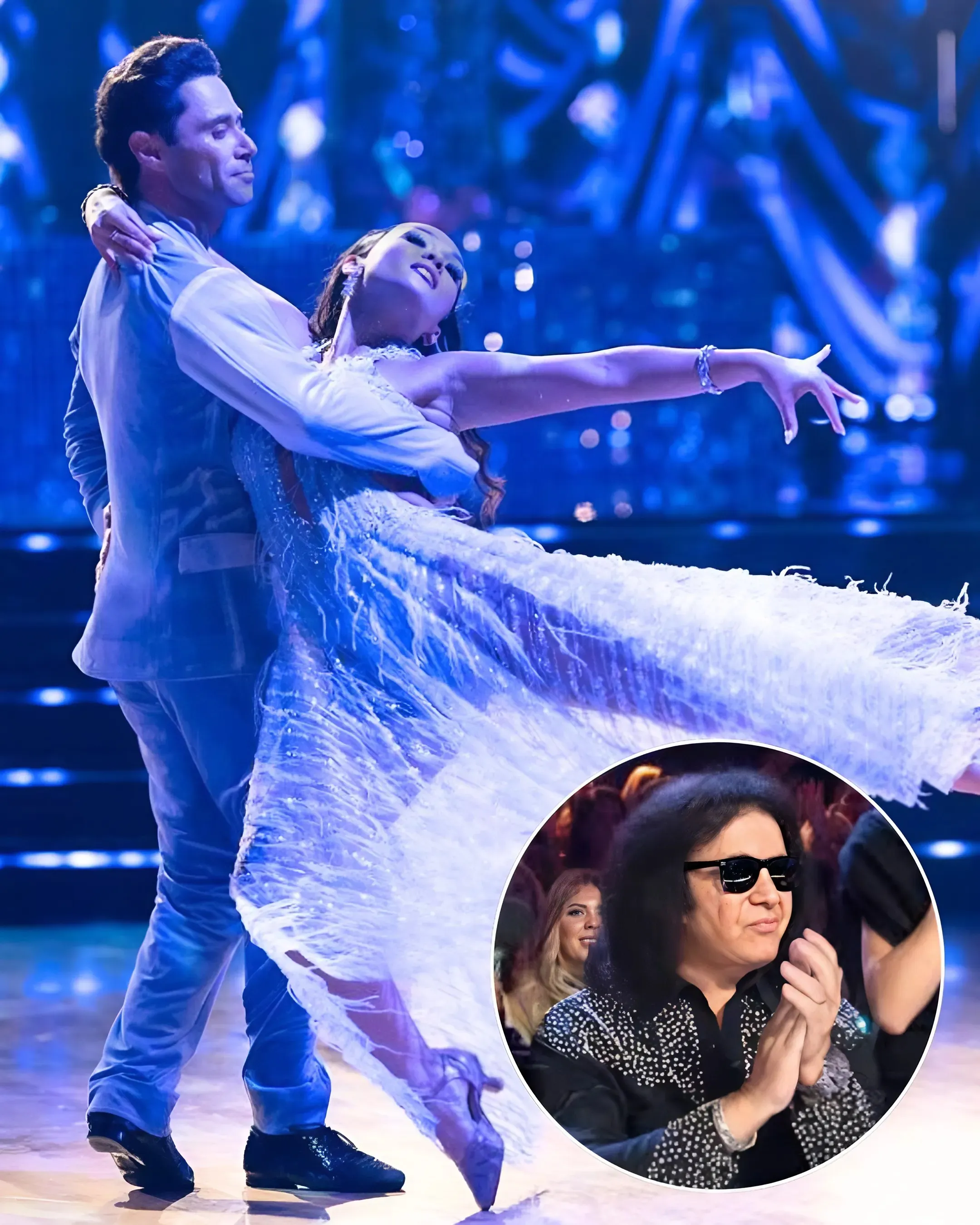 Jenn Tran and Sasha Farber Were Unbothered by Gene Simmons Calling Them a ‘Steamy Couple’ on ‘DWTS’