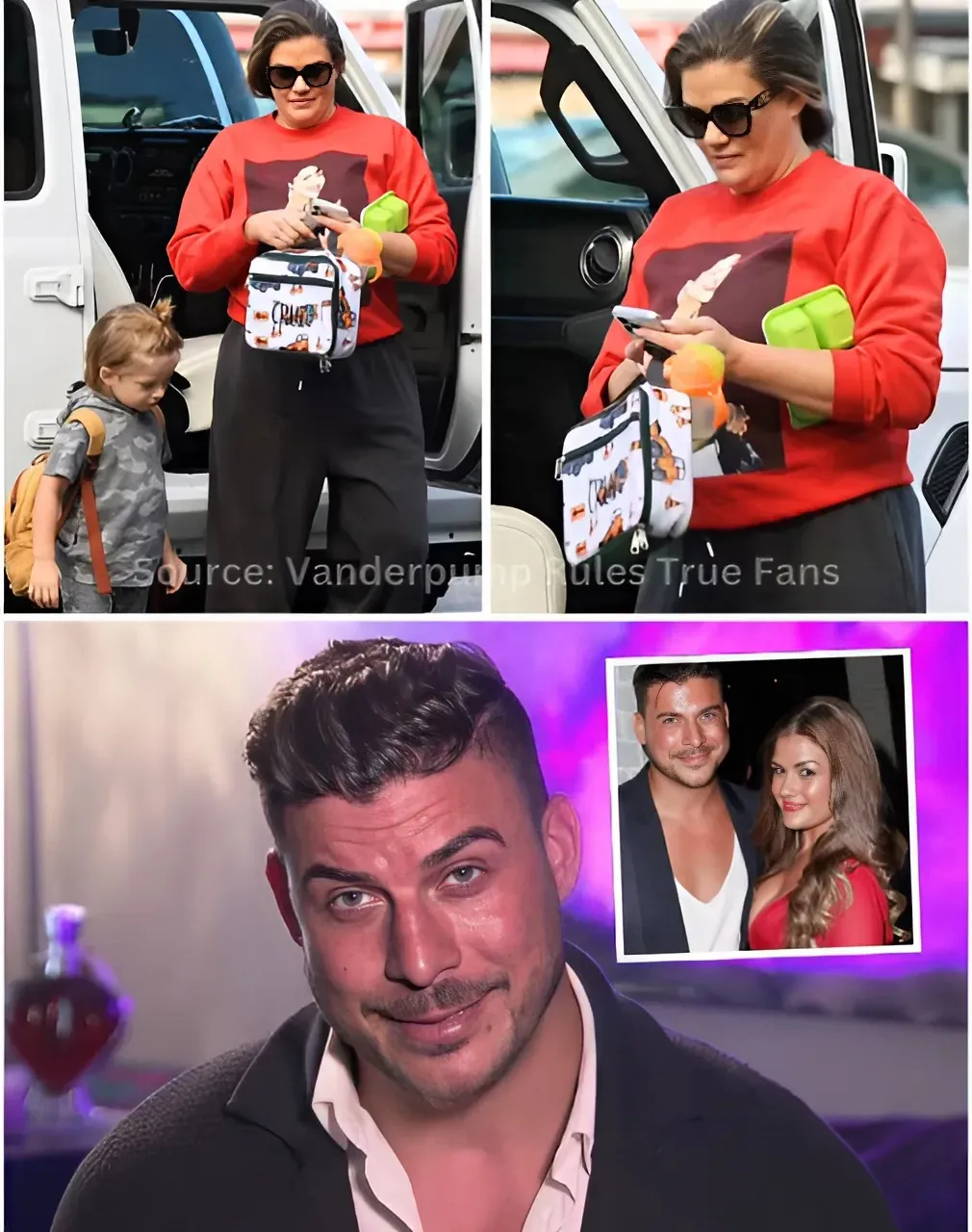 Brittany Cartwright spotted out with son Cruz, three, in LA after Jax Taylor refiles for divorce