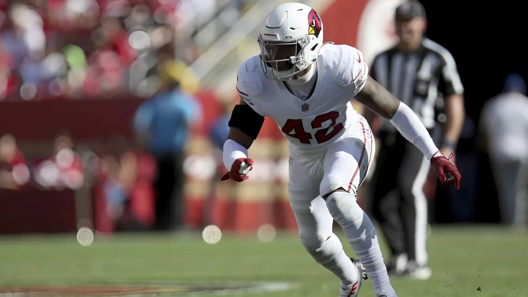 Cardinals rookie Dadrion Taylor-Demerson soaking in what he can before the exam