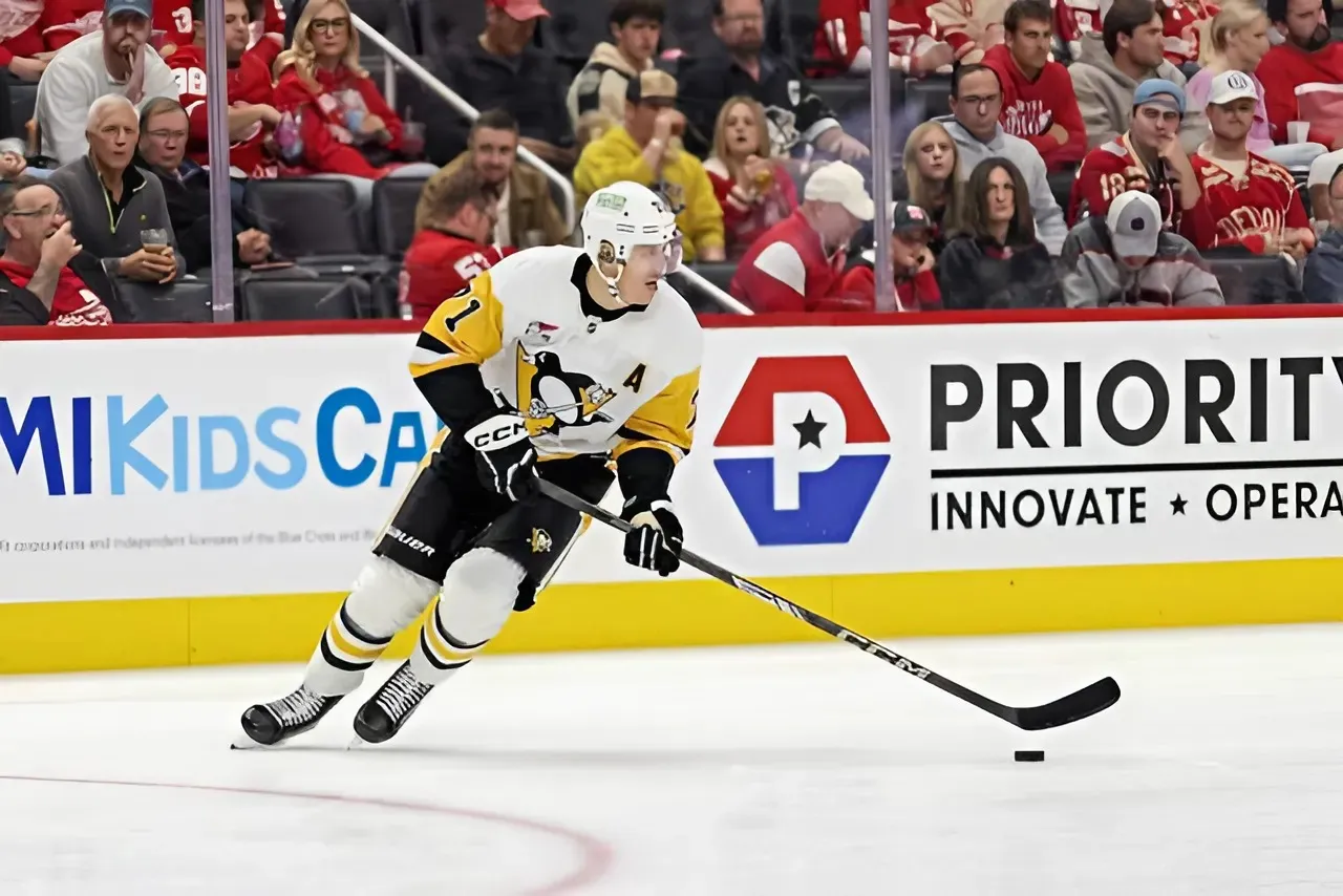 Penguins' Evgeni Malkin records 800th career assist in win over Red Wings