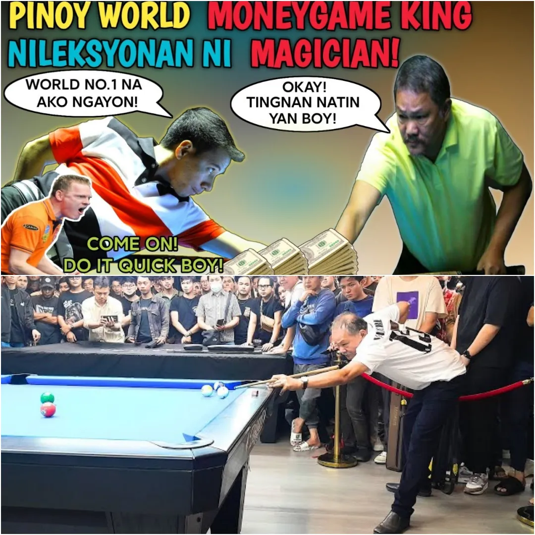 I'm Not The Only BILLIARDS Shooter, But I'm THE KING OF MONEY BILLIARDS IN THE WORLD! EFREN BATA REYES Did This Scary Thing 😱