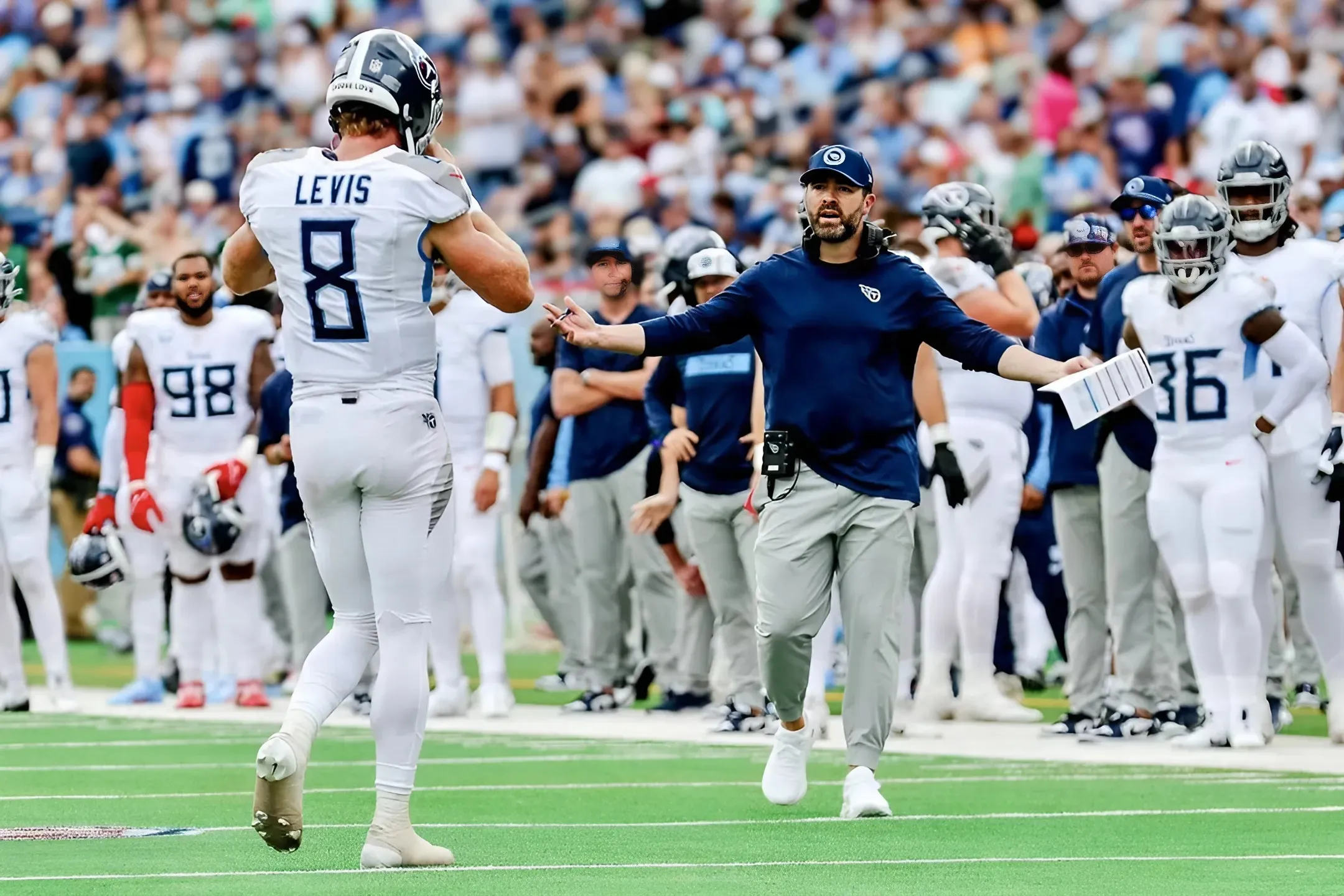 Titans' Brian Callahan sticking with Will Levis for Week 6