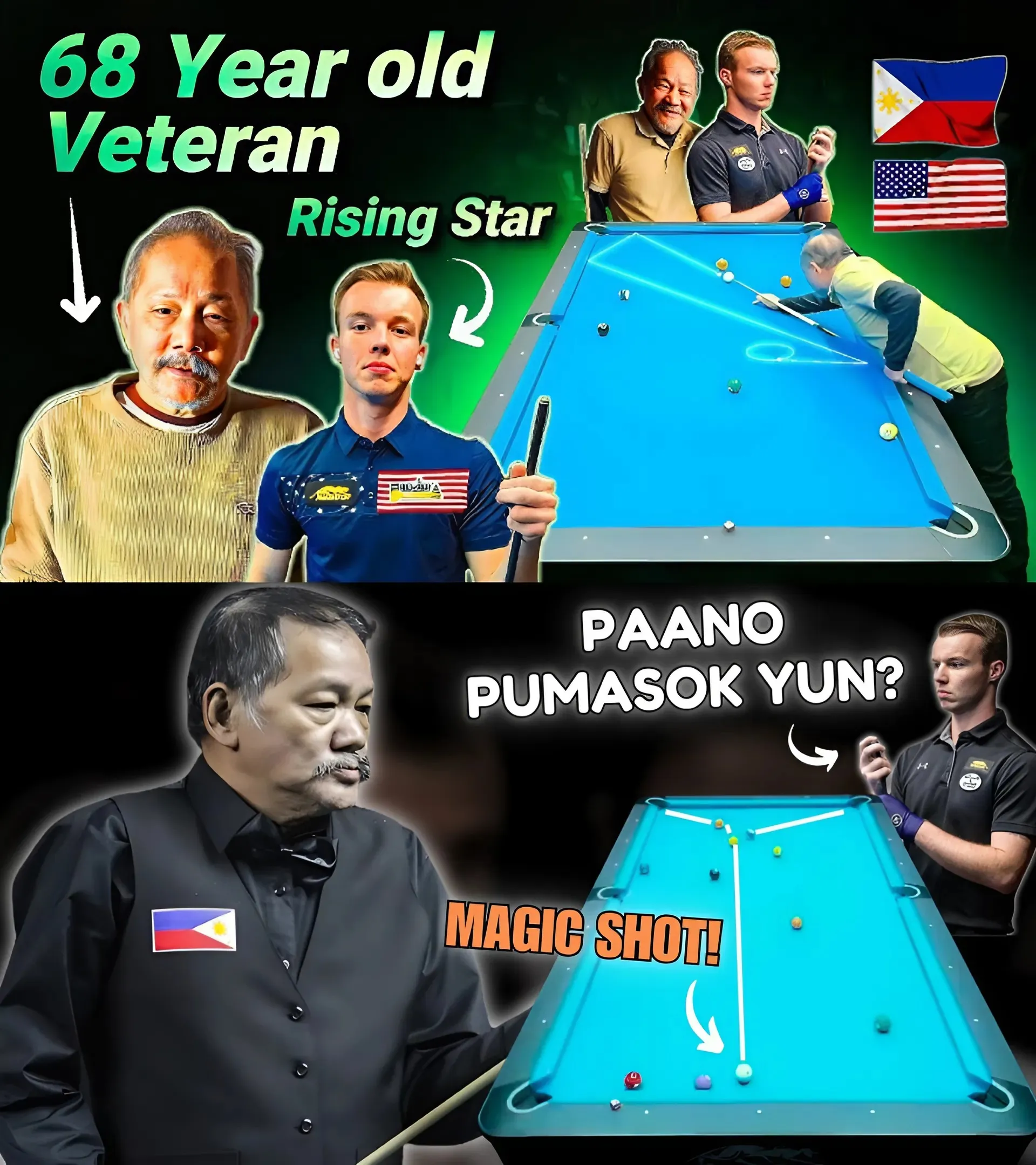 American Players Amazed By Efren Reyes' Ball Control Talent: 'He Is Excellent, Deserves To Be Called The GOAT Of Billiards!'