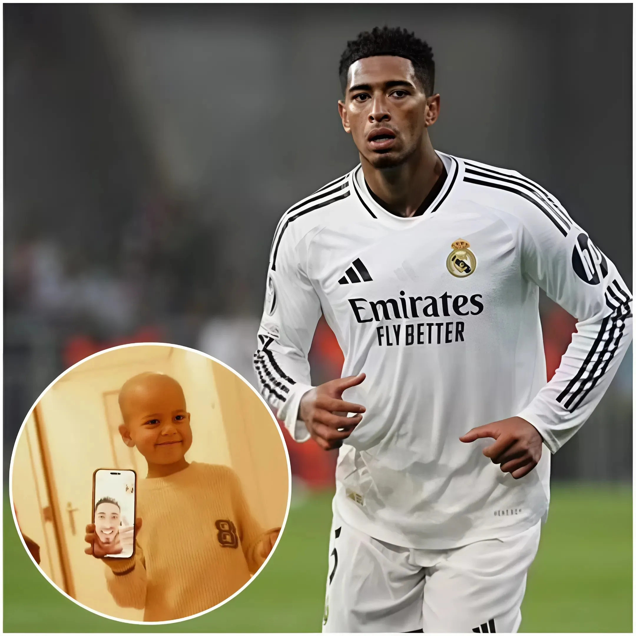 La superestrella inglesa Jude Bellingham deleita a un joven aficionado holandés en un hospital infantil con una conmovedora videollamada después de que el niño admitiera que es un gran admirador del as del Real Madrid