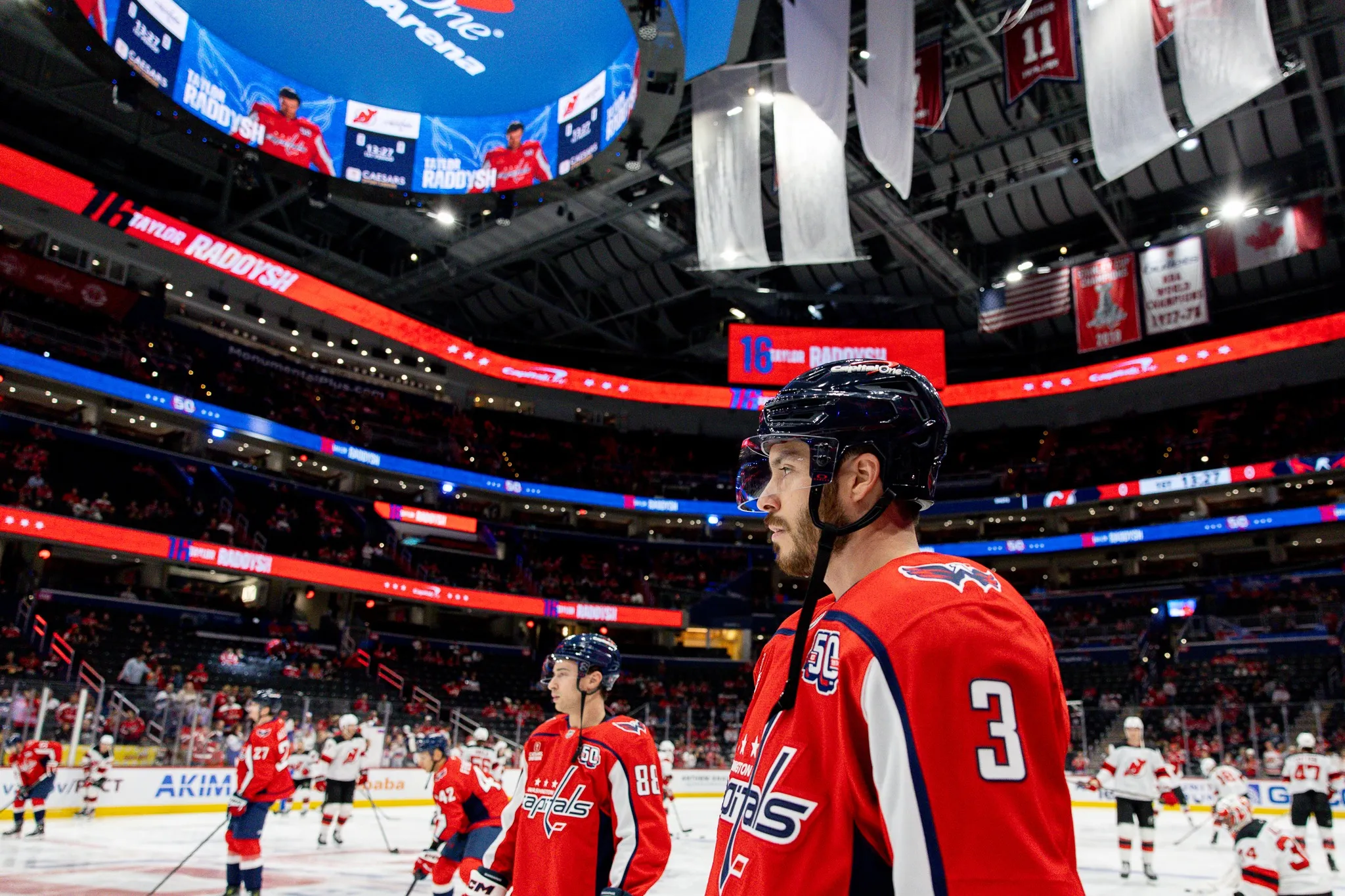 Capitals’ Matt Roy leaves game vs. Devils with lower-body injury