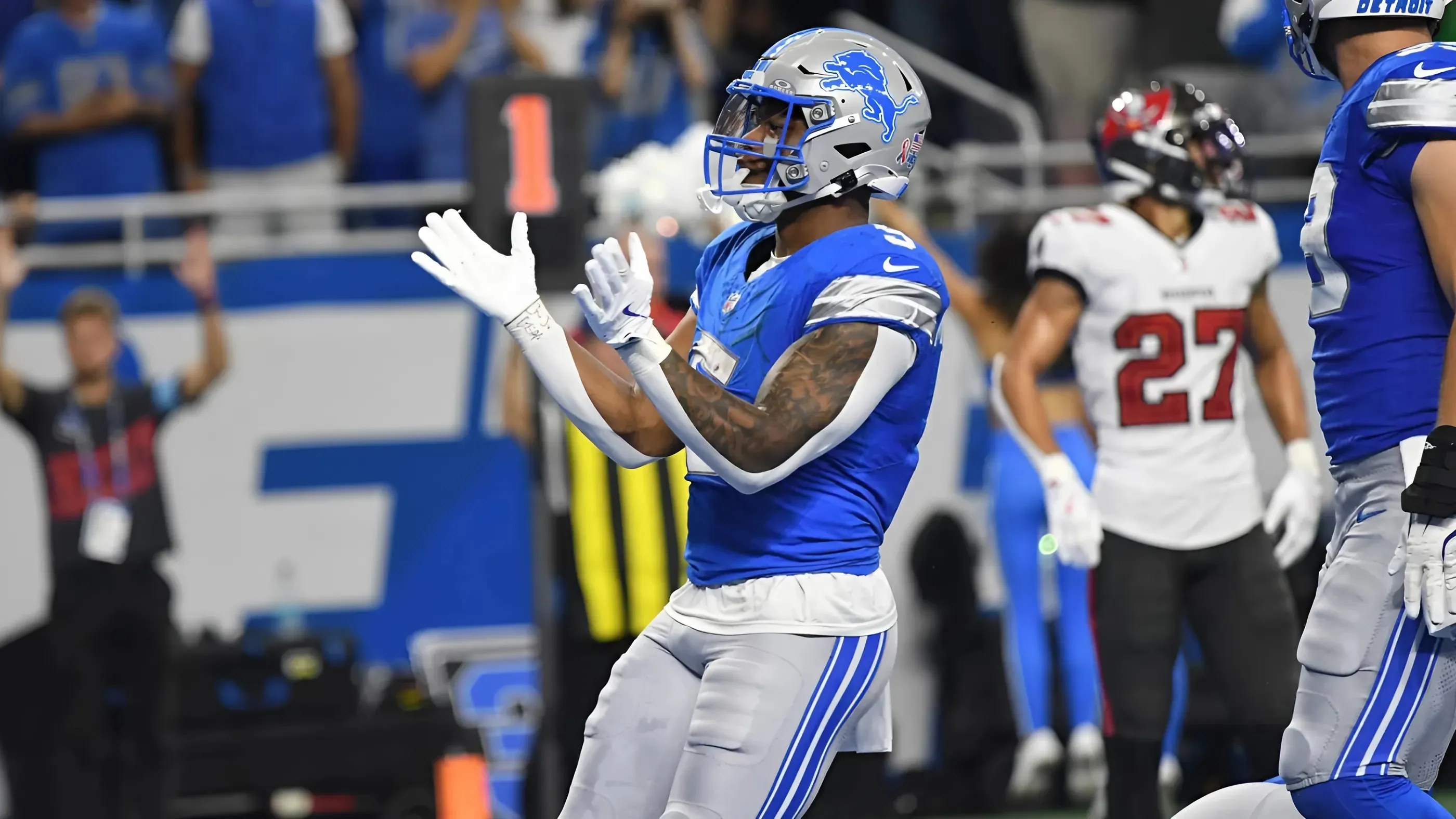 David Montgomery agrees to $18.25 million extension with Lions