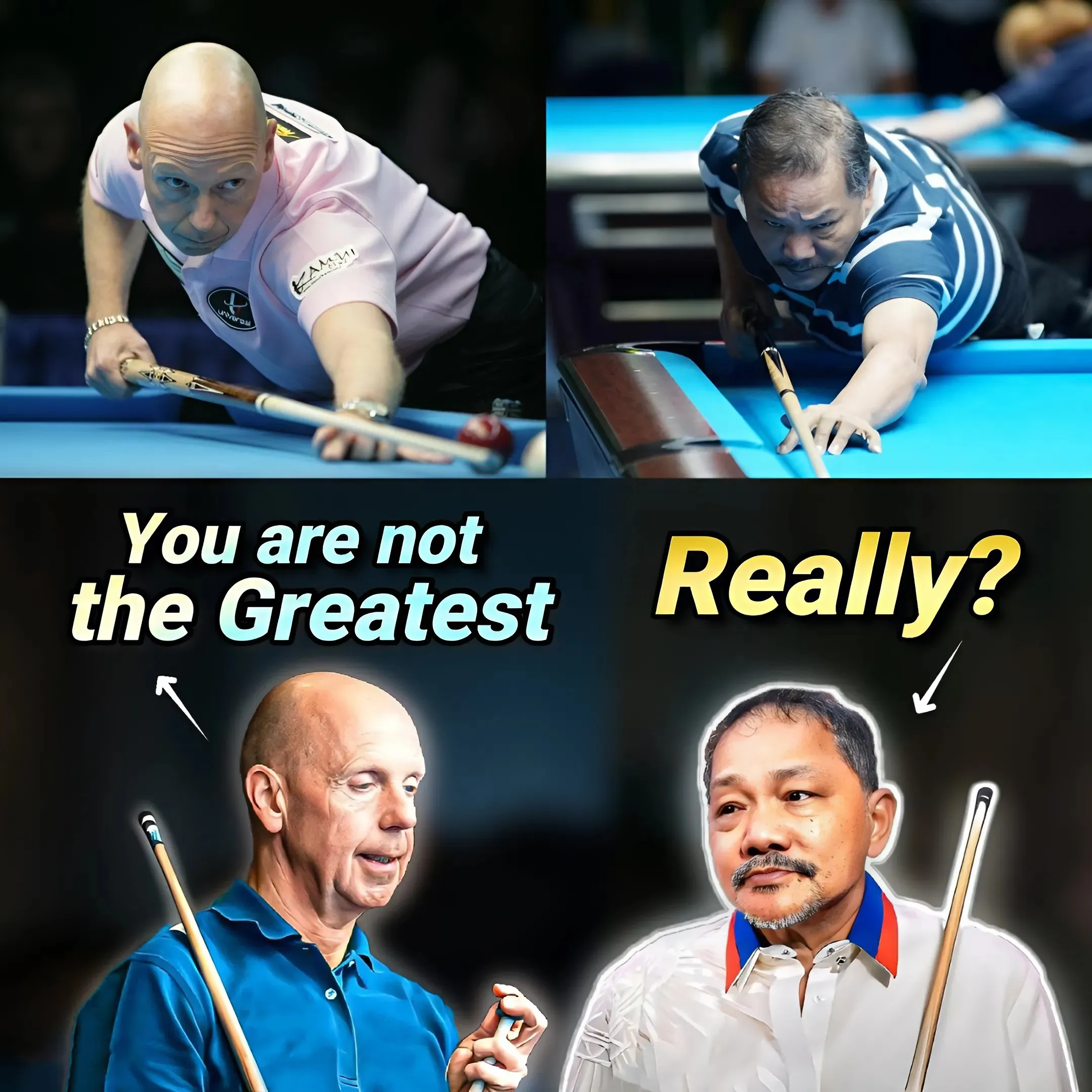 The Great War: Efren 'Bata' Reyes Vs 'The Kaiser' - Who Is The Real King Of Billiards?