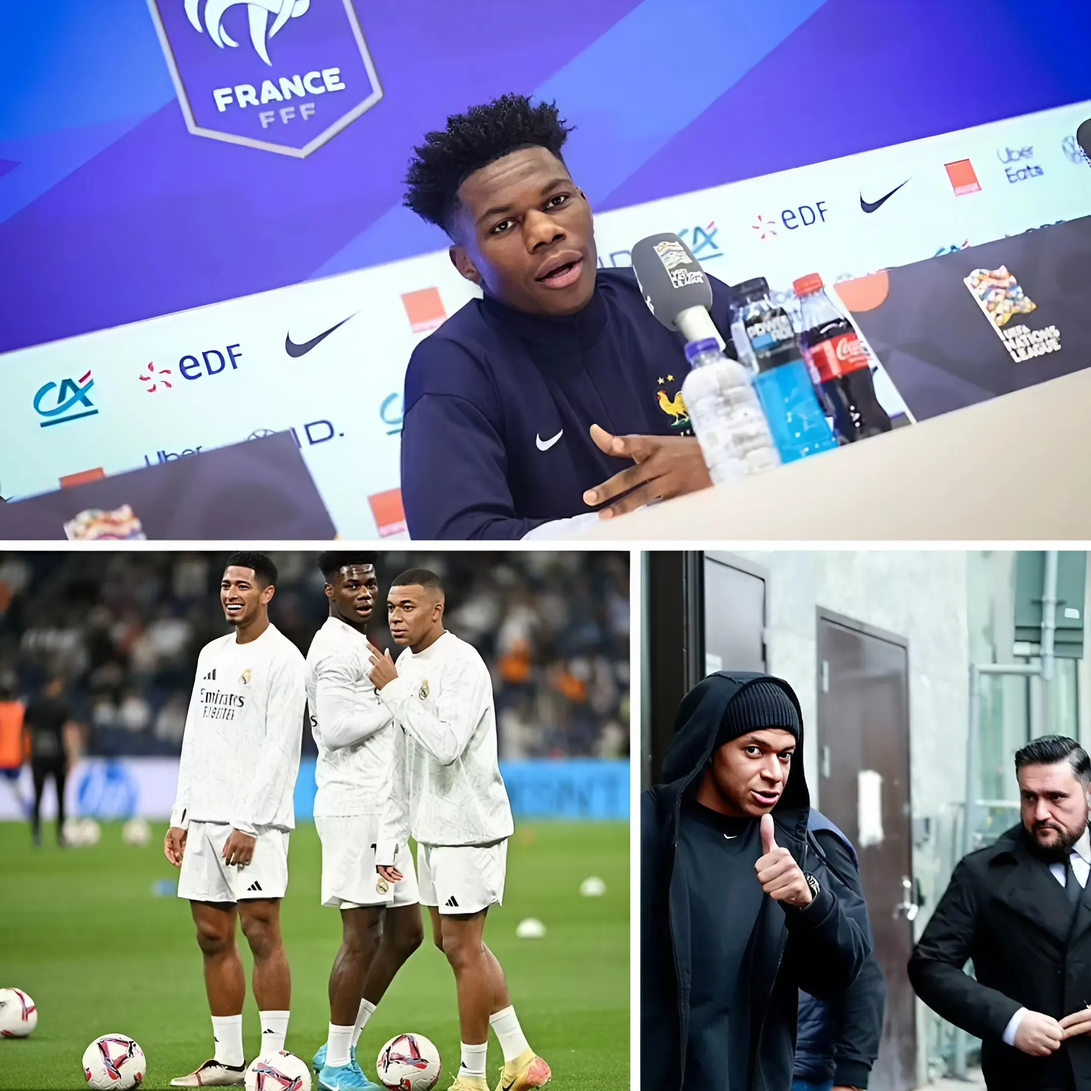 Aurelien Tchouameni, estrella del Real Madrid y de Francia, dice que el "amor de Kylian Mbappé por la selección francesa es incuestionable" y descarta la "exagerada" controversia sobre la ausencia de la estrella en sus compromisos internacionales