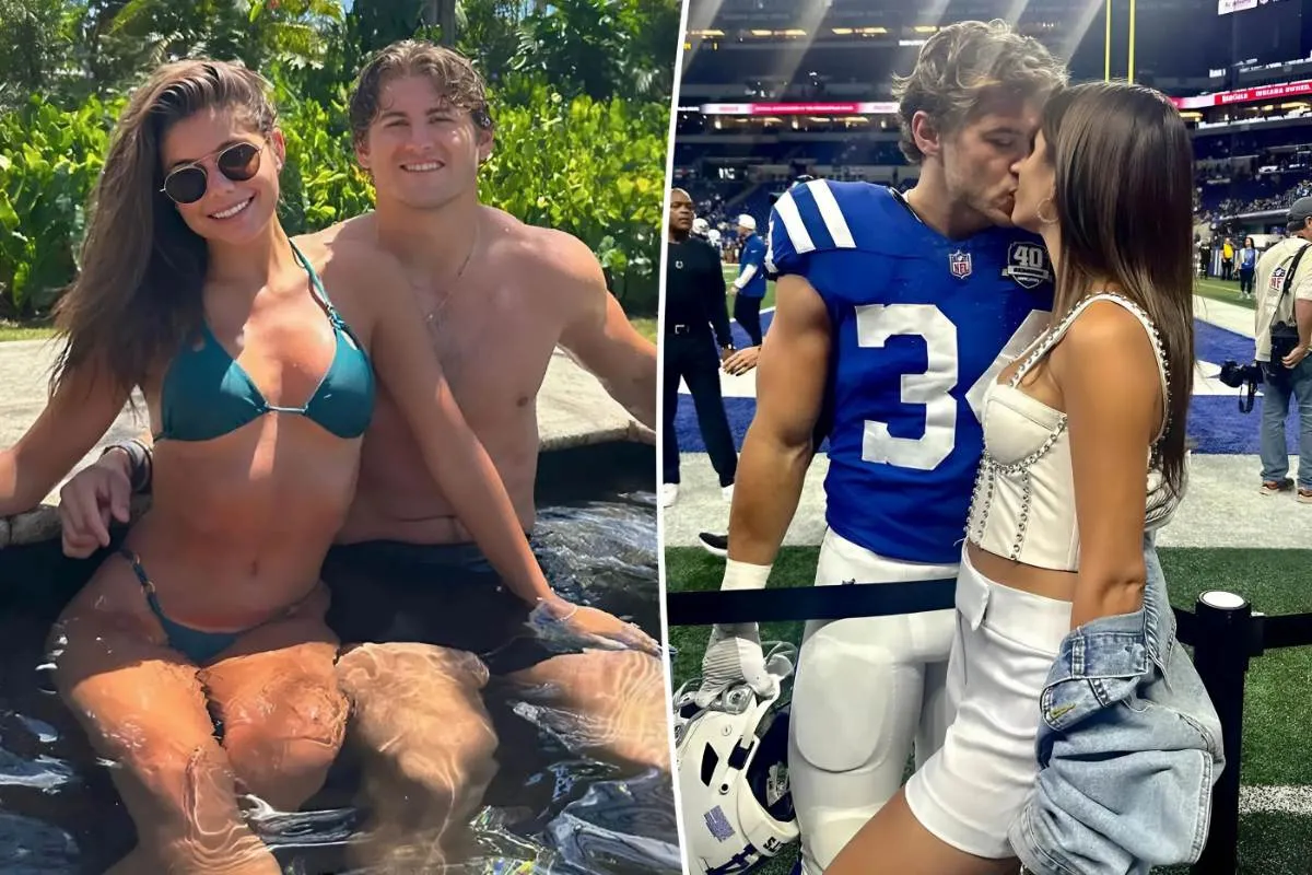 Bachelor star Hannah Ann Sluss stuns in string bikini on beach as she opens up about wedding to NFL player Jake Funk tram