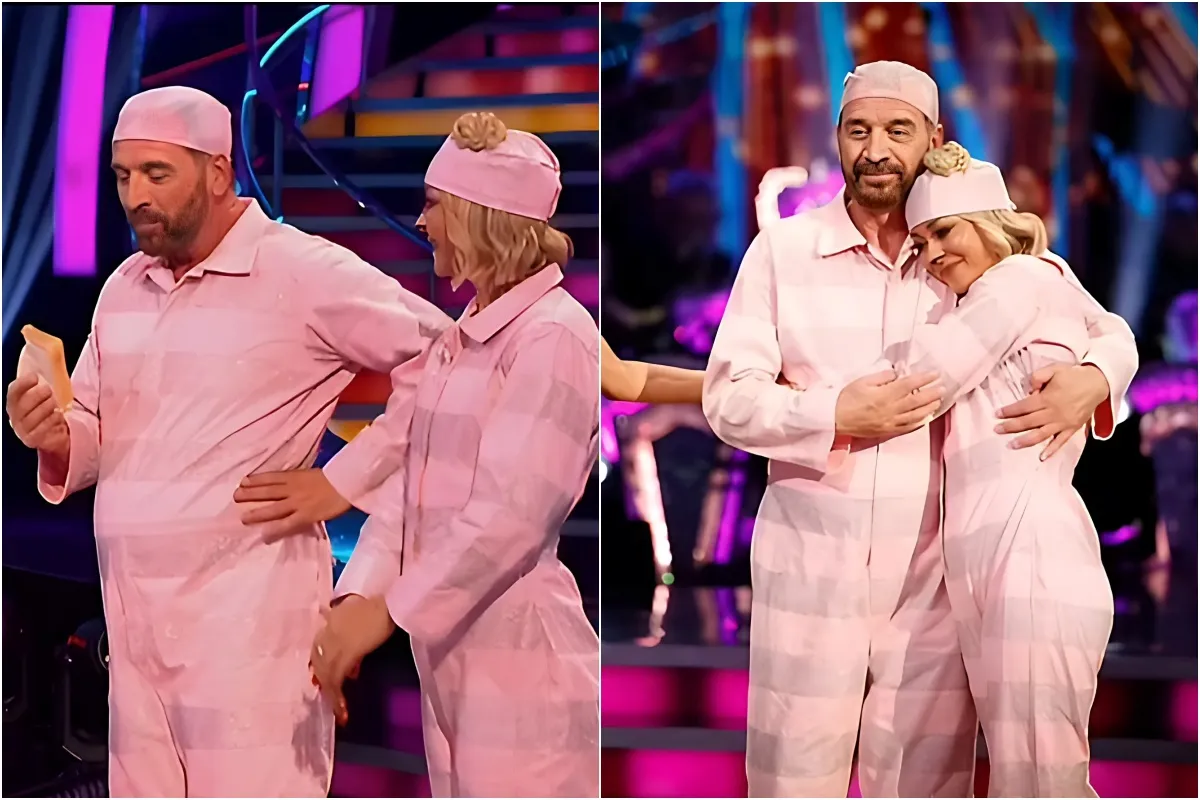 Strictly Come Dancing's Nick Knowles is the third star to be eliminated as he loses the dreaded dance-off with tearful Luba Mushtuk after battling various injuries liennhi