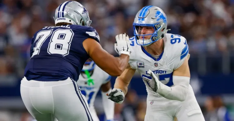 Lions' Aidan Hutchinson required 'immediate surgery' after suffering injury vs. Cowboys