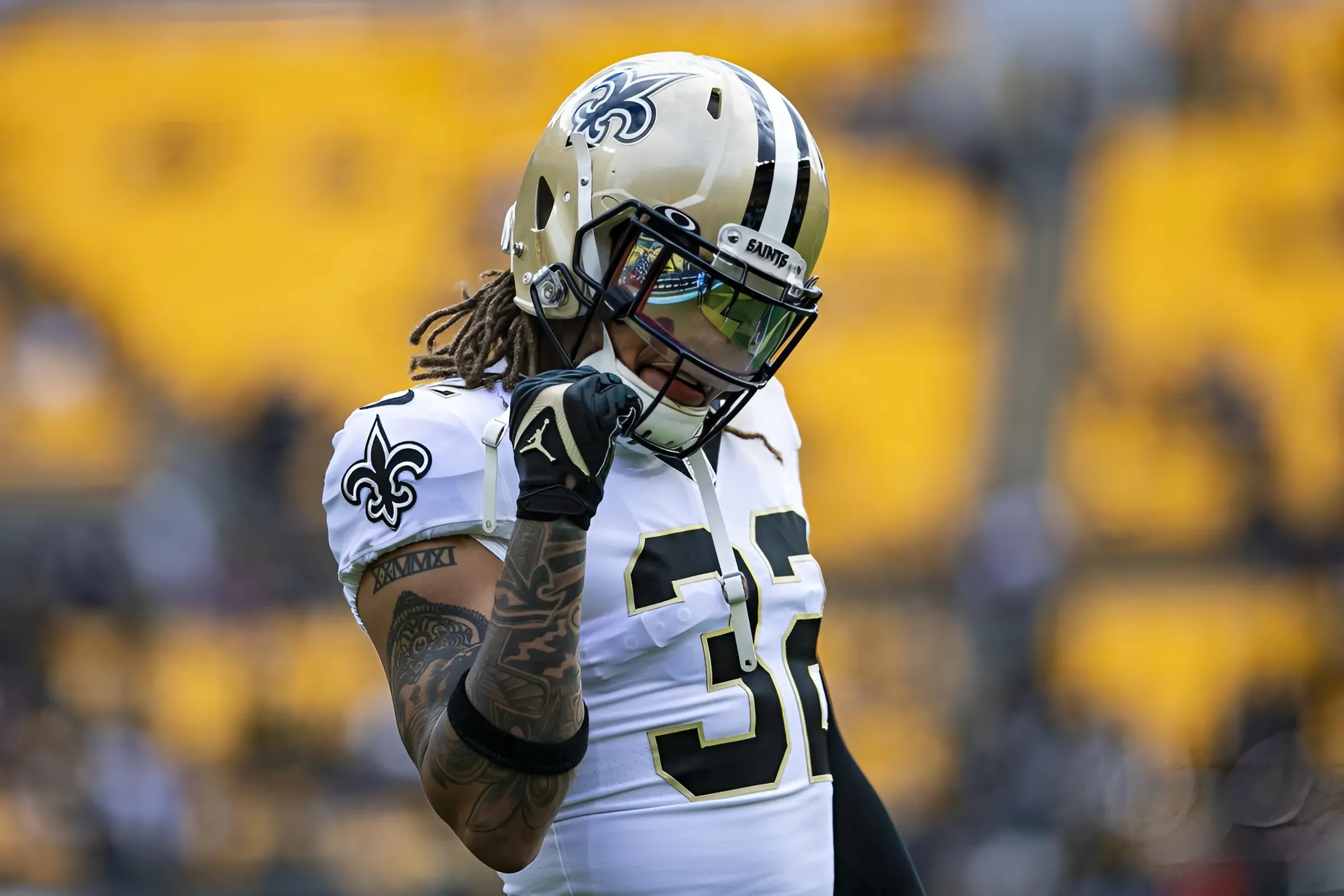 Saints’ Tyrann Mathieu avoids serious injury after scare vs. Buccaneers