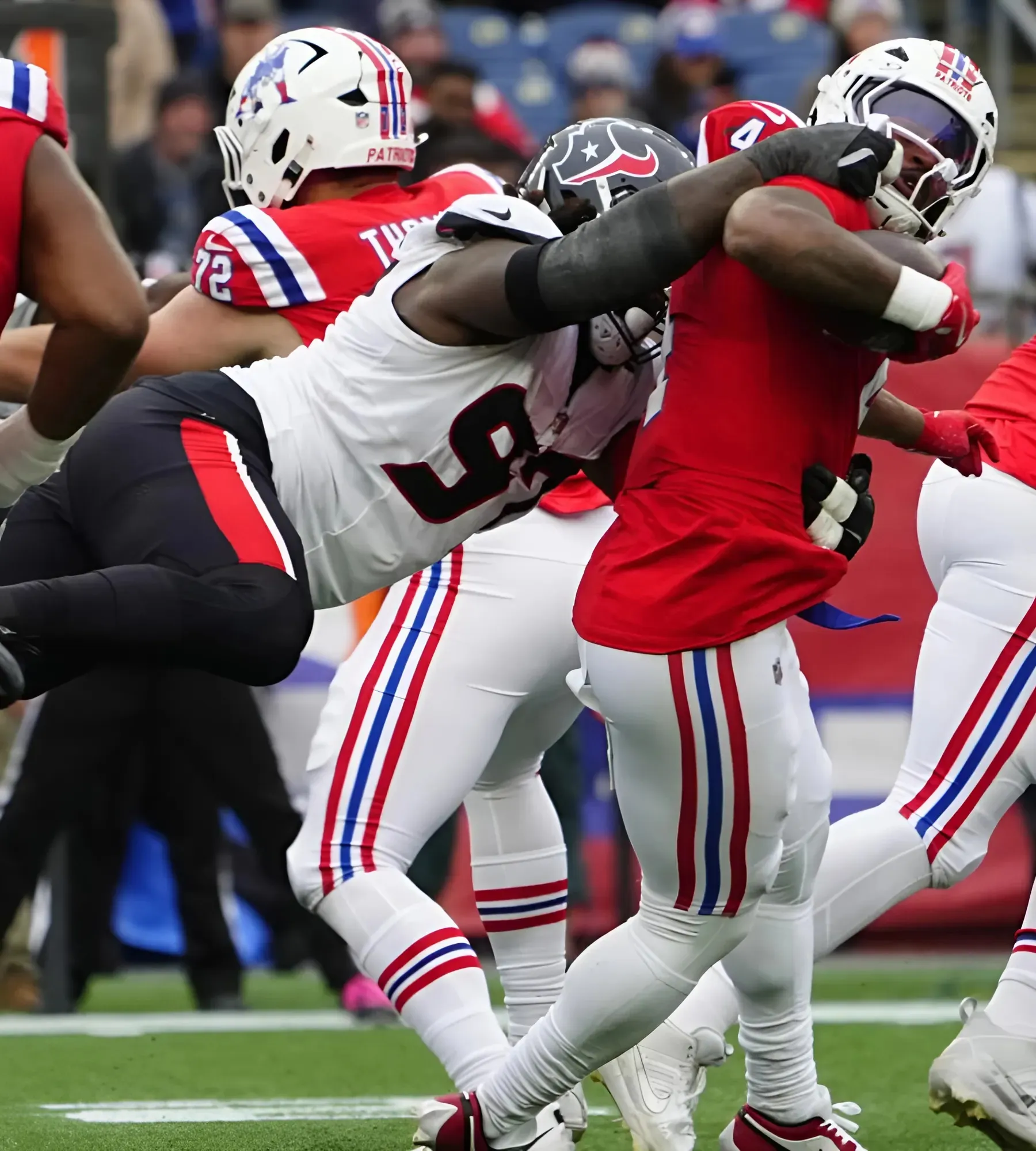 Texans DL Mario Edwards Jr.'s productive season reaches screeching halt after being disciplined by NFL