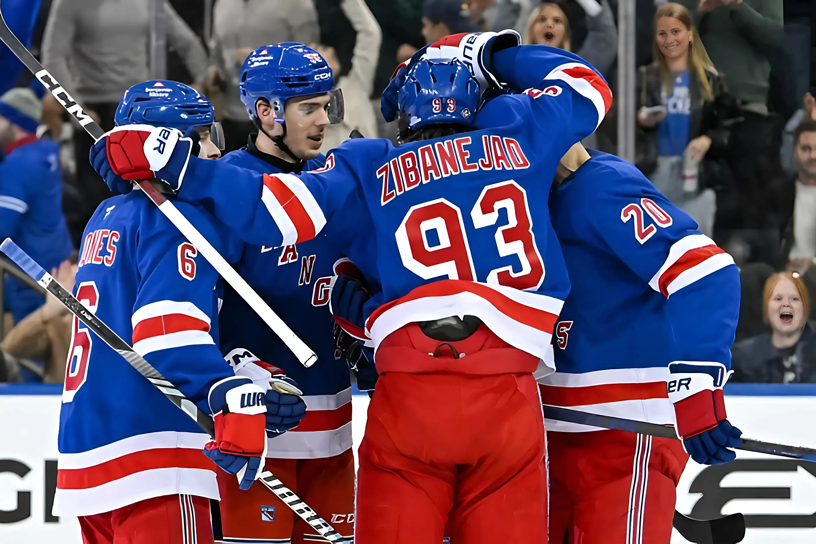 Key Rangers' Players Shake Off Rust In Win Over Red Wings