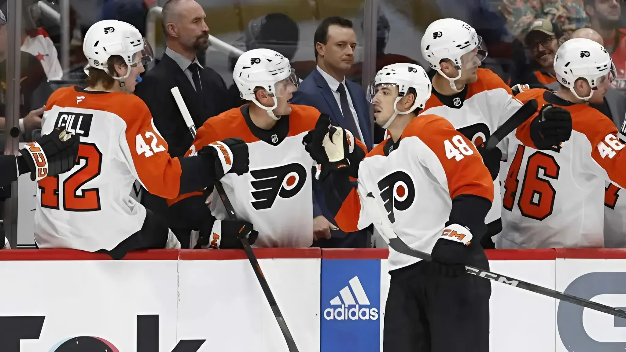 Philadelphia Flyers' get Morgan Frost injury scare vs. Flames