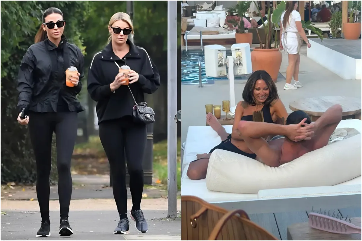 Billi Mucklow seen for the first time since Andy Carroll’s holiday with Lou Teasdale as she’s supported by Towie co-star liennhi