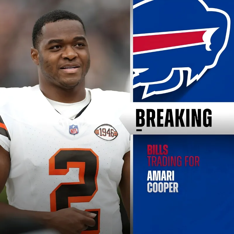 Bills acquiring Amari Cooper from Browns in AFC East arms race after Jets’ Davante Adams trade