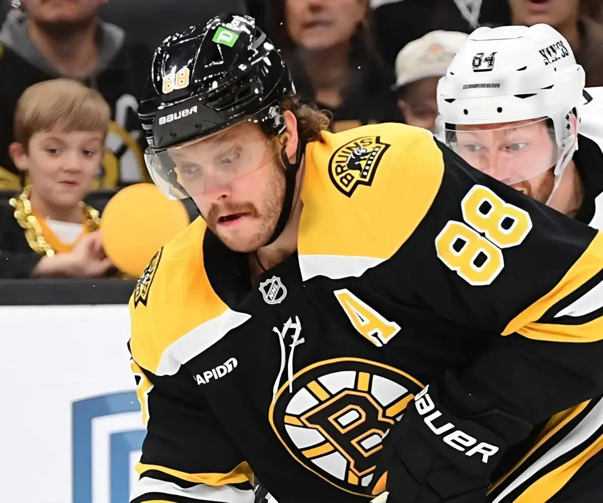 Bruins Pastrnak Shaken Not Stirred Following Greer hit