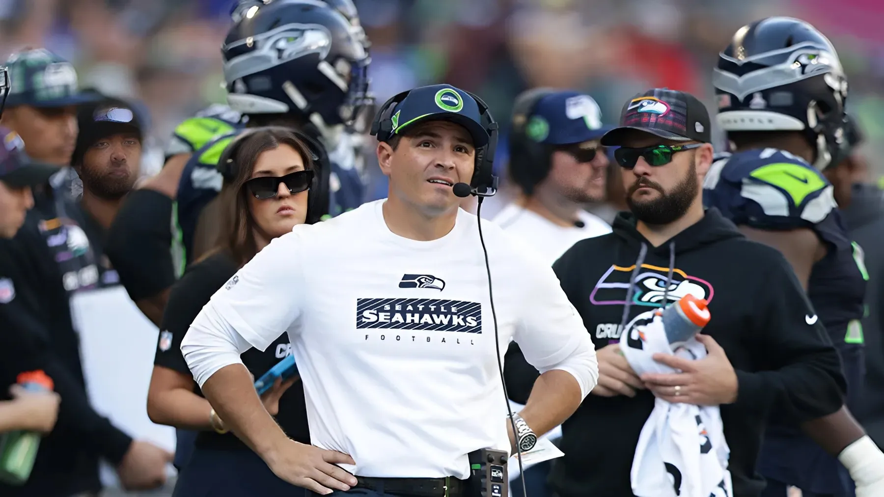 Pete Carroll Meeting Mike Macdonald Amid Seahawks Skid Is Turning Heads