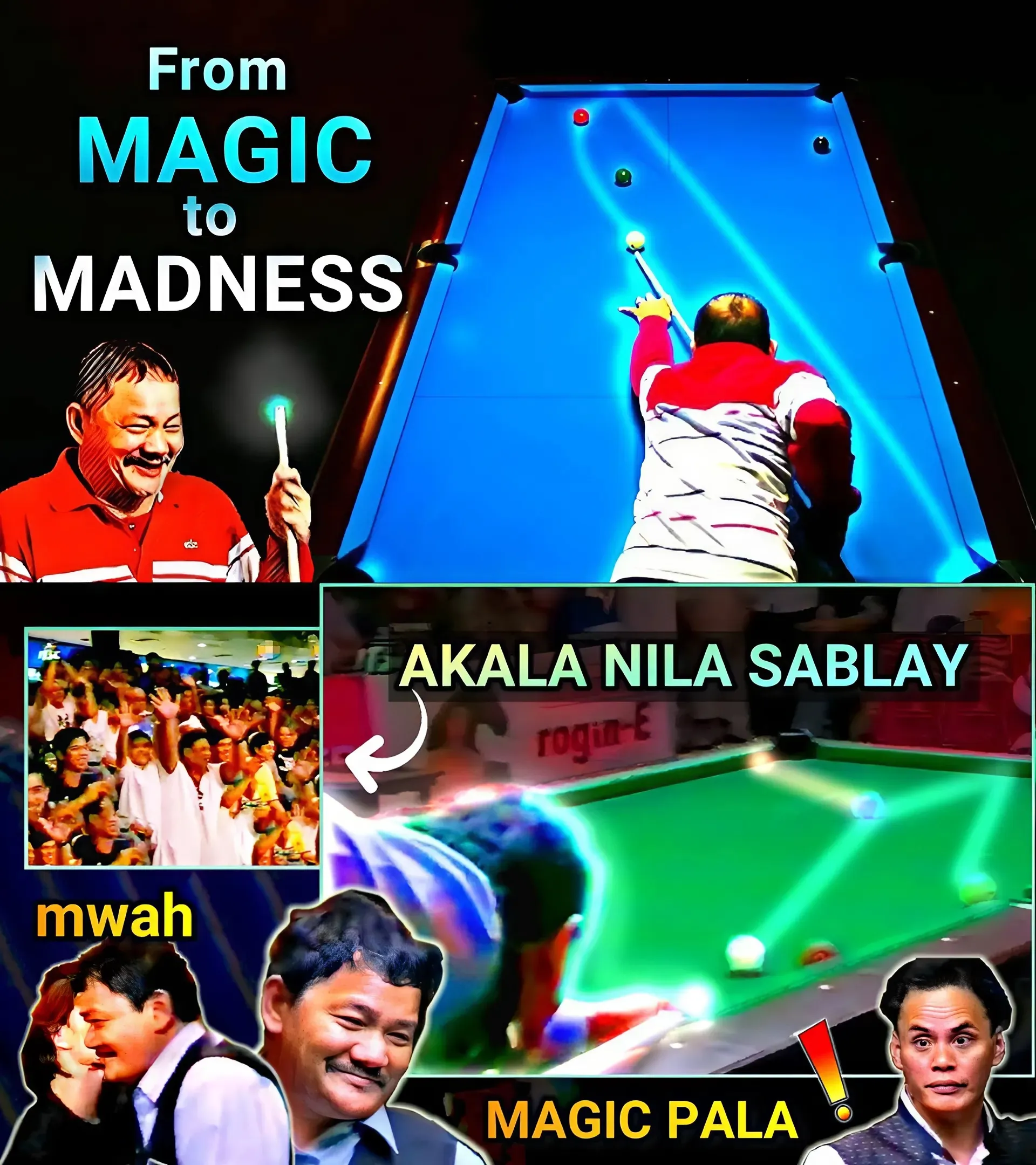 Shock: Efren Reyes Shocks With Magical Shot!