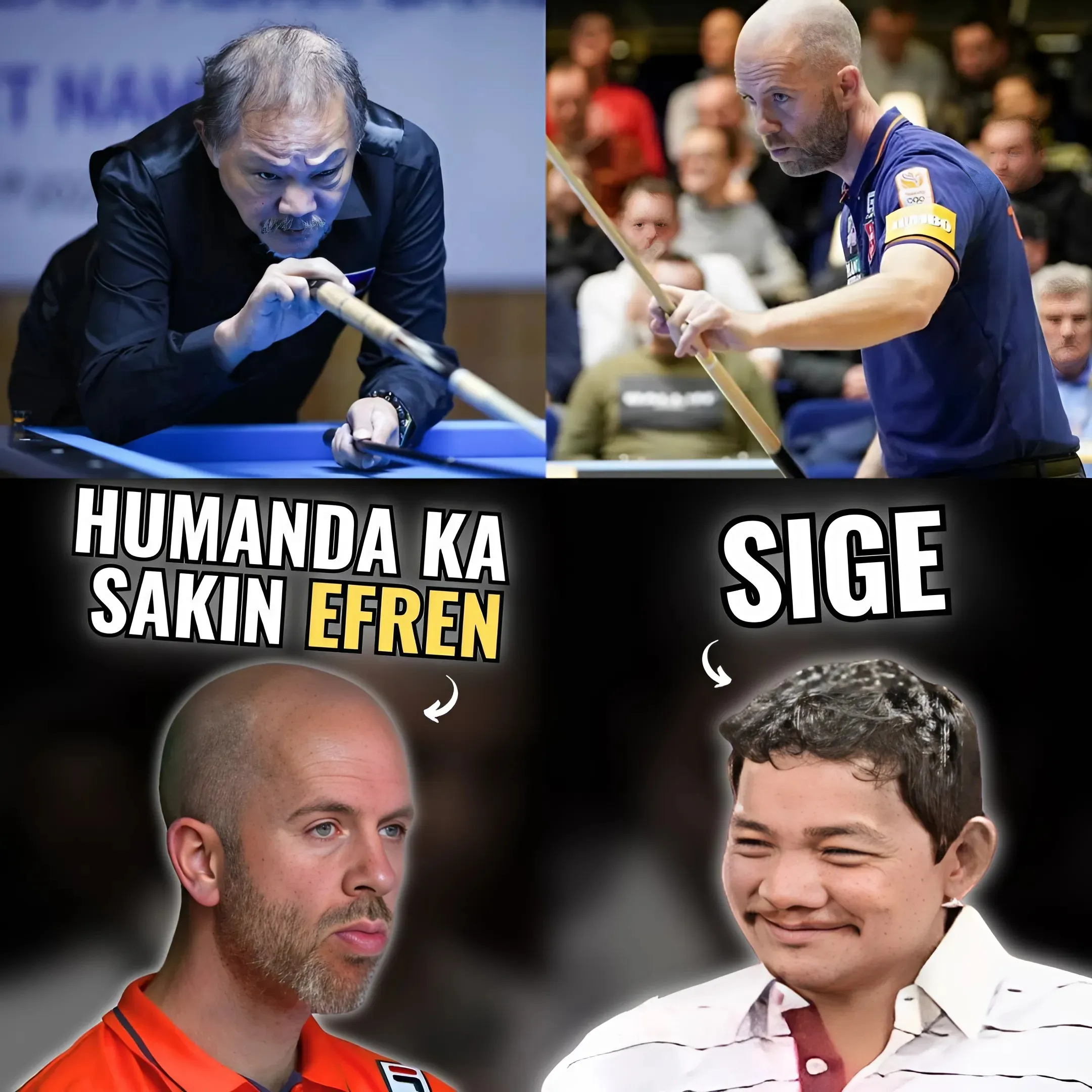 Shocking: Efren Reyes - The Most Worried Person Before The "King of Billiards" In Europe! The Fierce Battle Is Coming!