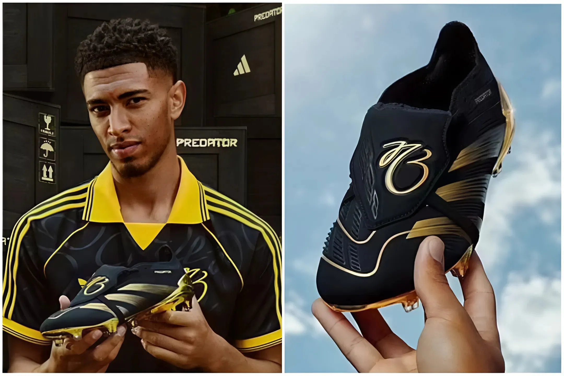 Jude Bellingham y Adidas lanzan las botas exclusivas Predator llamadas 'BelliGold', y la estrella del Real Madrid las estrenará este fin de semana... ¡y cuestan hasta £250!