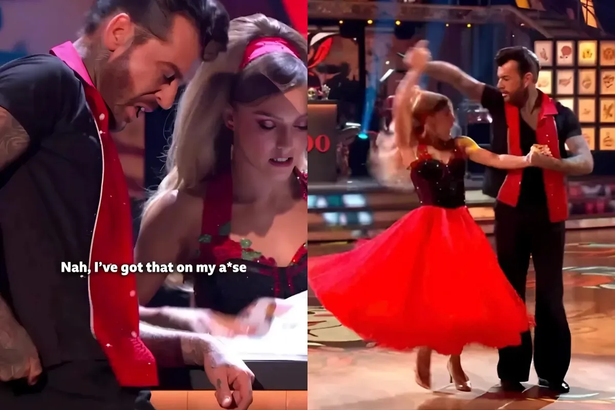 New Strictly video reveals VERY cheeky comment Pete Wicks made to Jowita seconds before performance ngocc