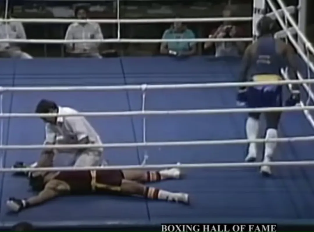 Mike Tyson left opponent out cold in just eight seconds with one of the finest amateur KOs aged 15