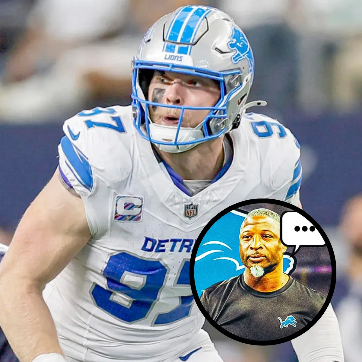 Lions DC Aaron Glenn reveals what Detroit 'won't do' to replace Aidan Hutchinson